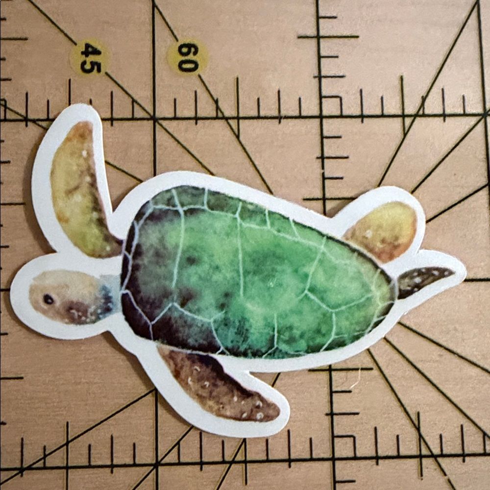 💜13/$13 +Bundle Sticker Sale | Turtle Animal Waterproof Sticker